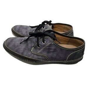 John Varvatos USA Hester Low Chukka‎ Canvas Shoes Mens Size 9 Gum Sole